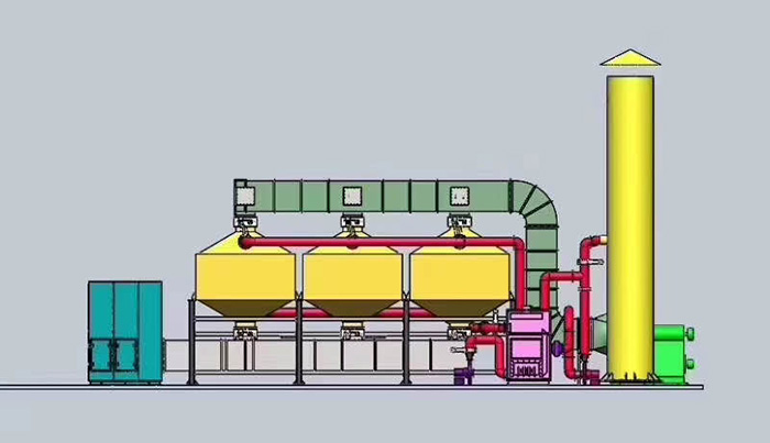 噴漆房廢氣催化燃燒設(shè)備處理裝置